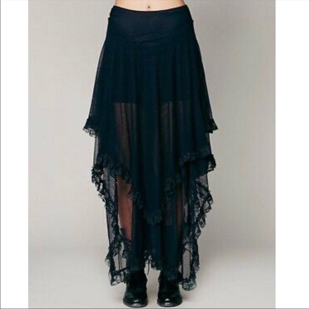 In Search Of free people Spanish court maxi skirt